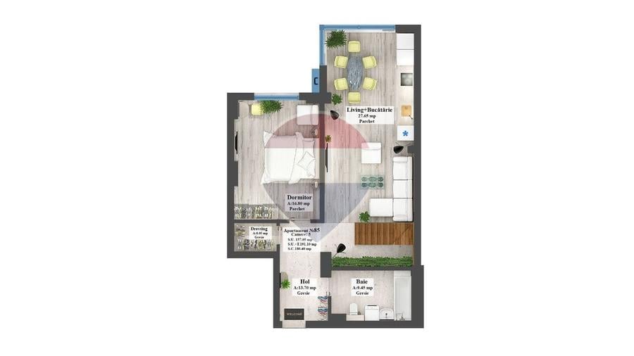VÂNZARE - PENTHOUSE - COPOU - 157 MP UTILI