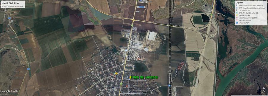 Nicolae Bălcescu-hală 1.100 mp-producție sau depozitare-teren 3.084 mp-acces TIR