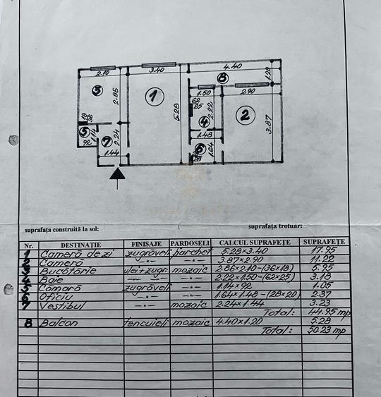 2 Camere Et. 9/9 Zona Lujerului