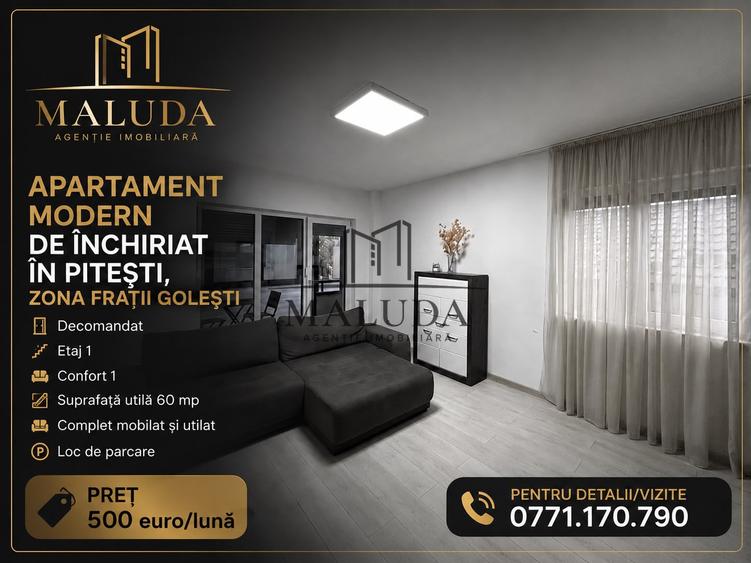 Apartament de închiriat în Pitești
