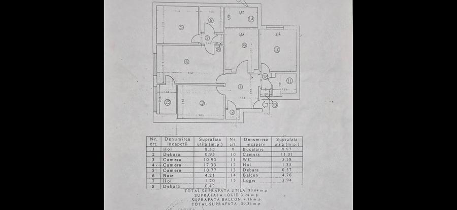 APARTAMENT DE VÂNZARE CU 4 CAMERE IN ZONA MILITARI-GORJULUI