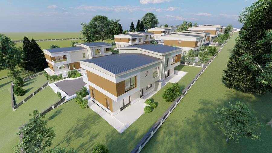 Ansamblu rezidential privat cu 16 Case tip Duplex zona Vivo