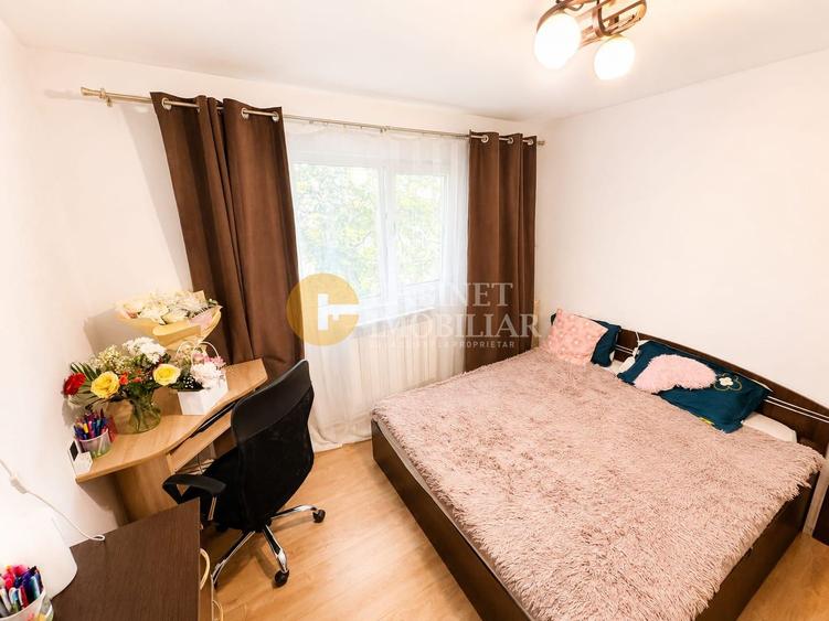 3 Camere Decomandat + 2 Băi + 2 balcoane- Mobilat si utilat- Zona Dacia