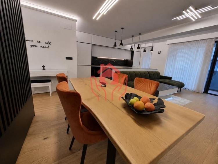 BANEASA (Dobrogeanu Gherea)-3 camere mobilat luxury, bloc boutique, 2 parcari!