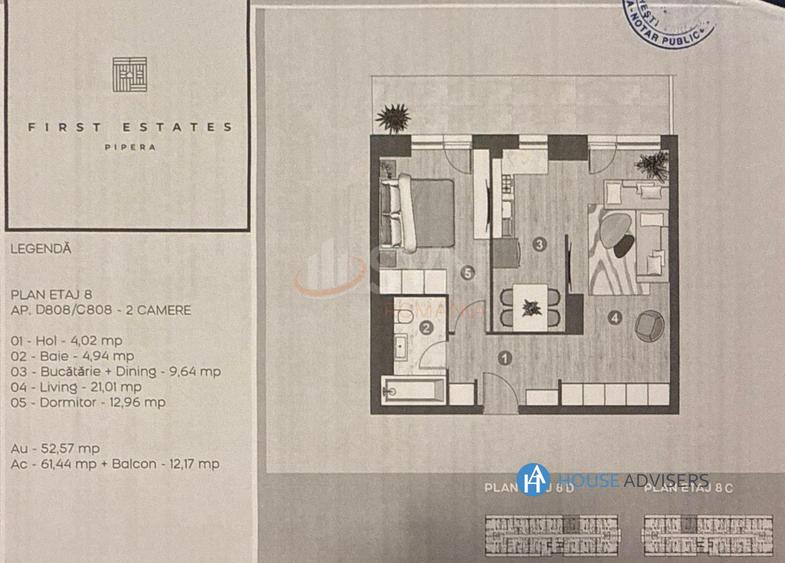 Vanzare Apartament 2 Camere First Estates Pipera I
