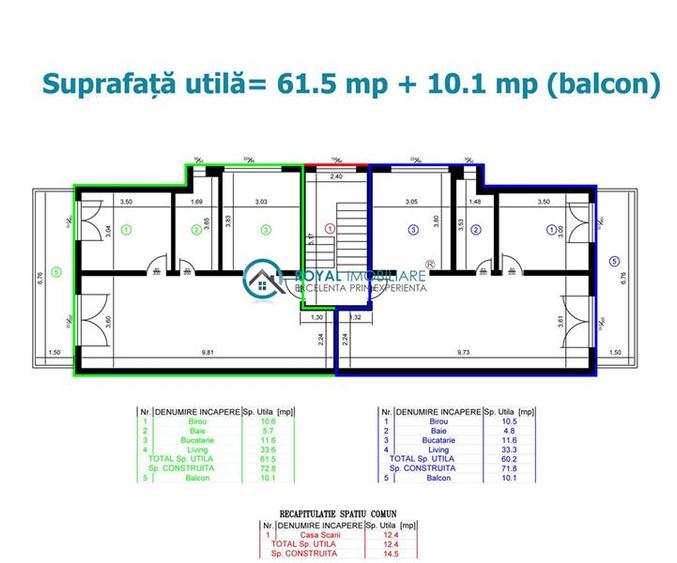 Royal Imobiliare-Vanzare Apartament 2 Camere Zona Albert