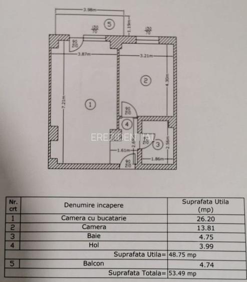 Apartament 2 camere-Militari Residence - 20