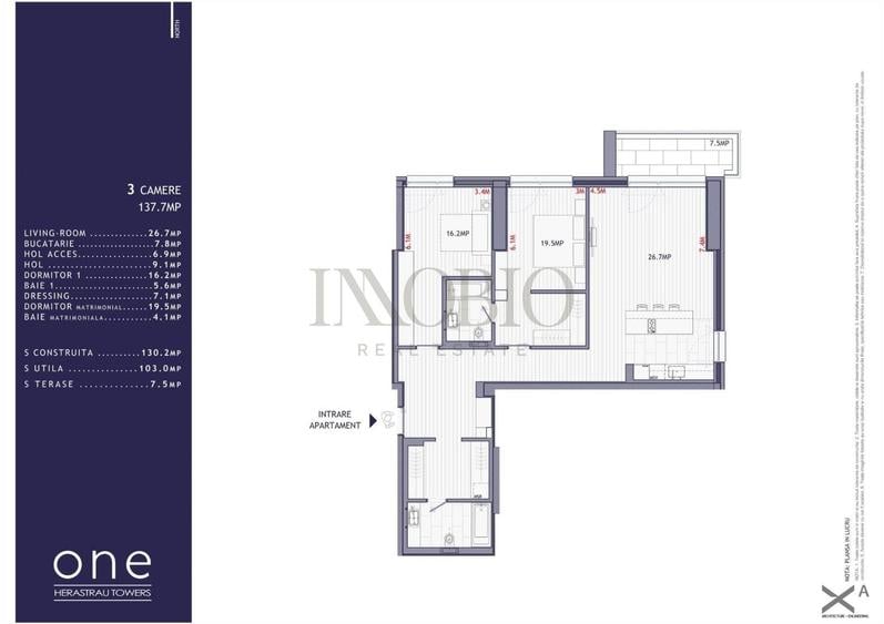 Apartament 3 Camere | One Herastrau Towers