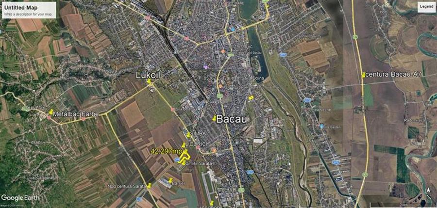 Teren intravilan 43.000 mp - deschidere 356 ml - Exclusiv PROHOUSE