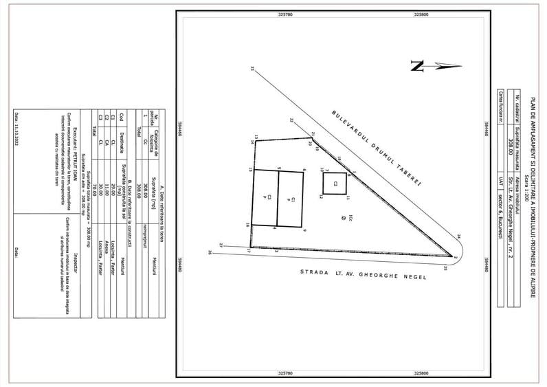 COTROCENI, CASA+TEREN PRETABIL PENTRU DEZVOLTARE IMOBILIARA - URBANISM VALABIL
