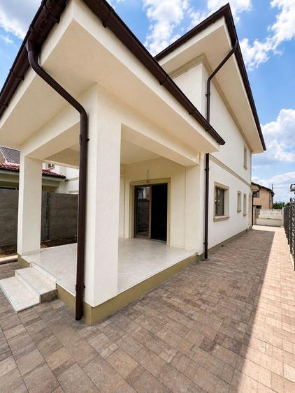Duplex modern P+1 în Giroc – 109 mp utili | 336 mp teren | 4 camere |