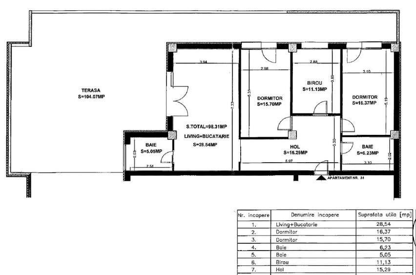Penthouse in zona deosebita