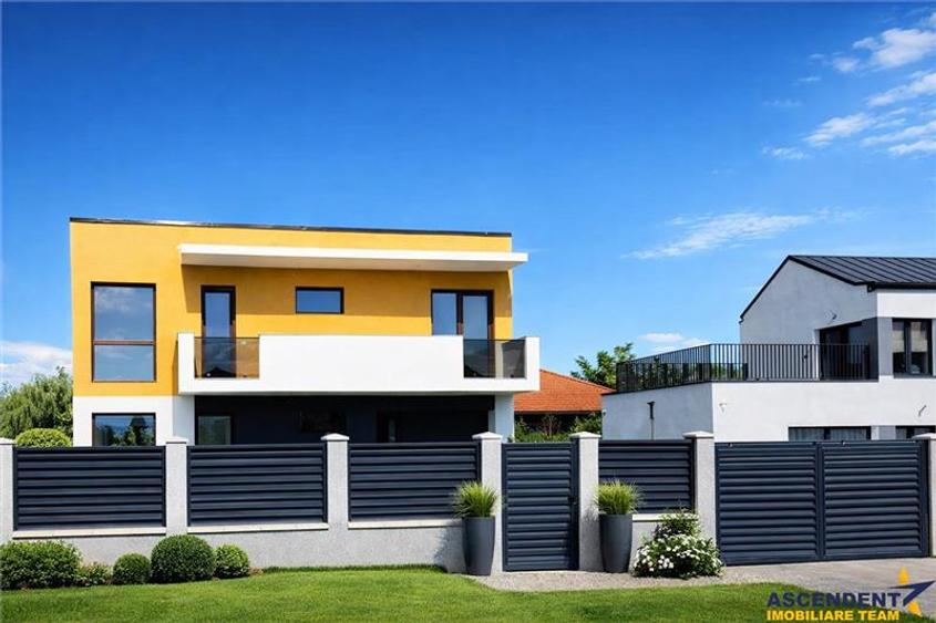 Vila P+E, 5 camere,3 bai,teren 418 mp,finisaje top, intabulata, toate utilitatil