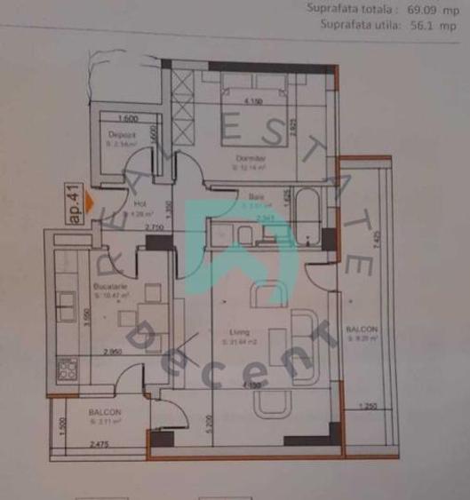 Apartament de vanzare, Noua, Brasov.