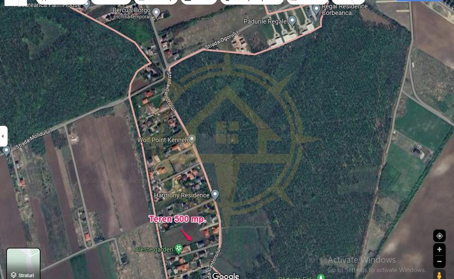 DOM00437 - De vanzare teren intravilan 500 mp langa padure