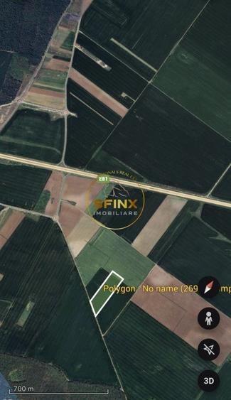 Teren intravilan Branesti 27000 mp km 12 A2 investitie