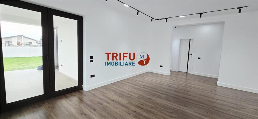 Casă individuală modernă la cheie, 4 camere, panouri solare 6kW –