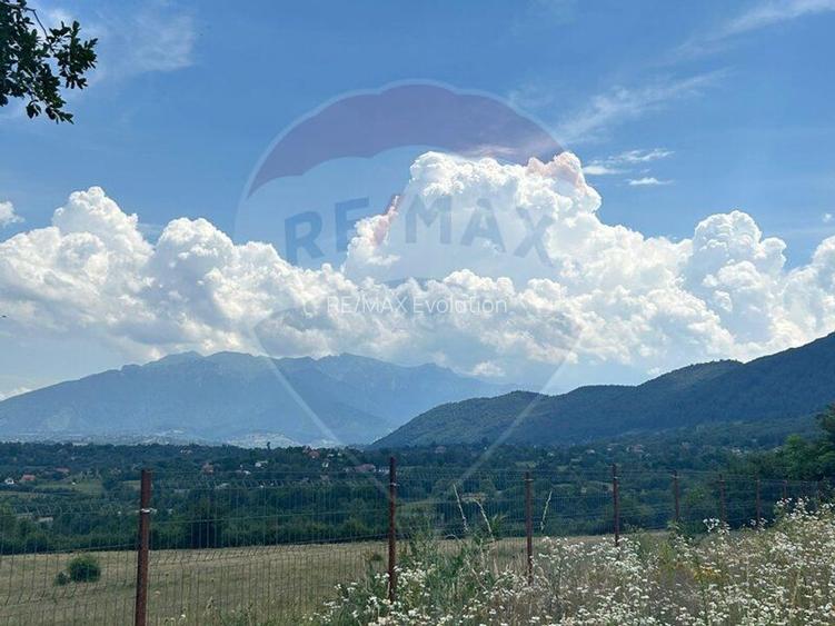 Teren intravilan 857 mp/împrejmuit/vedere la munți - 5