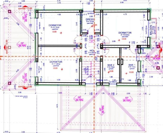 Casa 5 camere, teren 1000 mp, 177 mp Dumbravita - 7