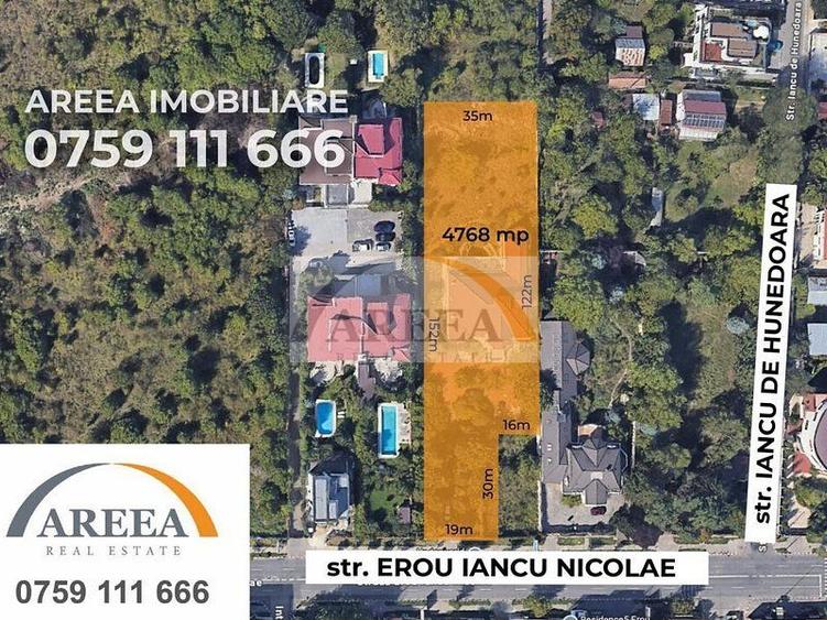 Teren 4768 mp cu deschidere la Erou Iancu Nicolae