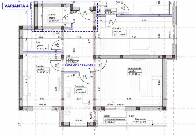 COMISION 0%|Apartament 2 camere | 53,87 mp | Giroc | Parcare Inclusa