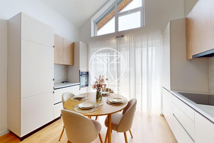 Penthouse 3 camere + 2 bai, intabulat, la cheie - terasa 19 mp - 8