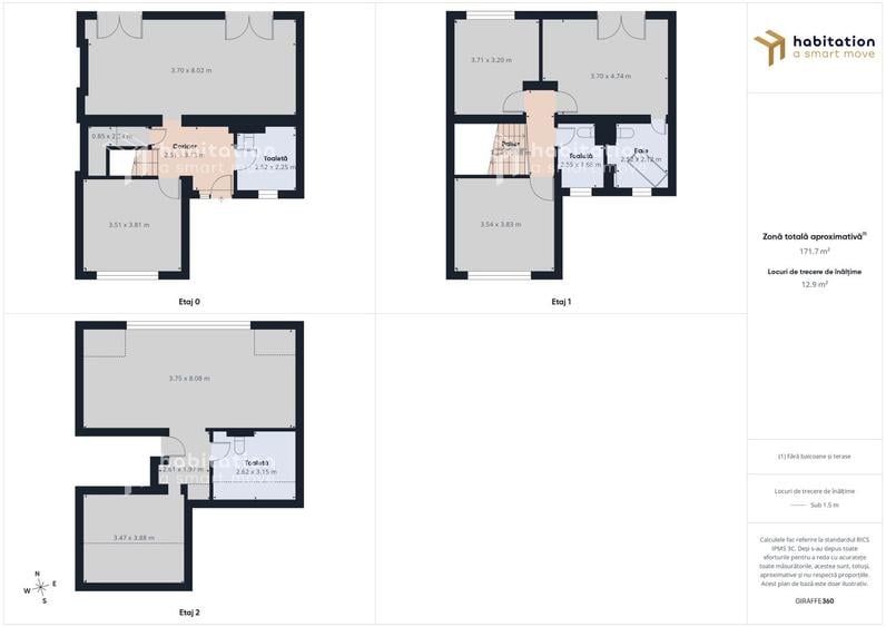 Tur virtual - Duplex elegant în Bucovina – Mehala | 165 mp| - 32