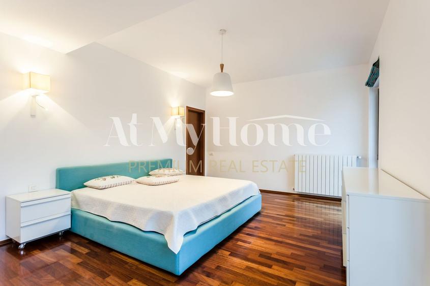 Apartament superb si spatios cu 3 camere, mobilat Bo Concept, 2 parcari, boxa