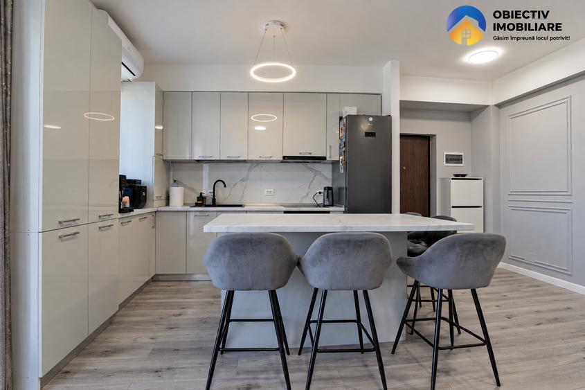Apartament 2 camere cu boxa, mobilat, bloc 2017 - str. Fermelor