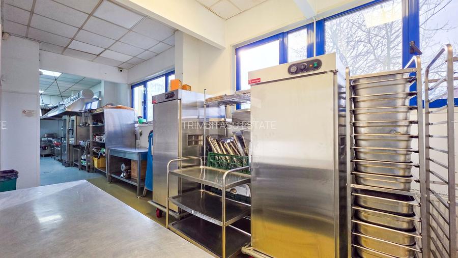 Spațiu industrial–afacere catering la cheie, teren&hală 750 mp S+P+1E