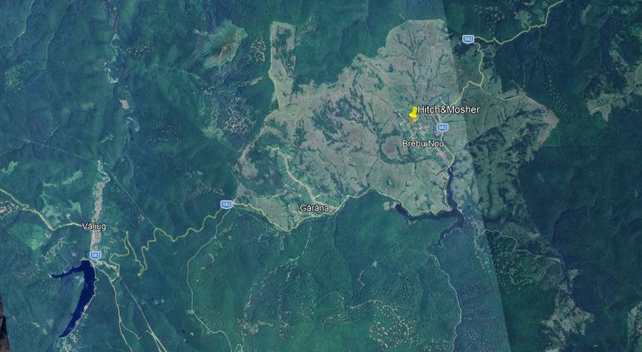 Teren intravilan 3.939 mp Brebu Nou–Trei Ape, la poalele Munților Semenic