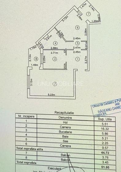Alexandru - Minerva - Piata - 2 camere decomandat - mobilat - liber - 7