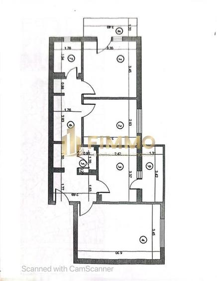 Apartament 3 cam | 75mp | De renovat | Burdujeni | ID:1763
