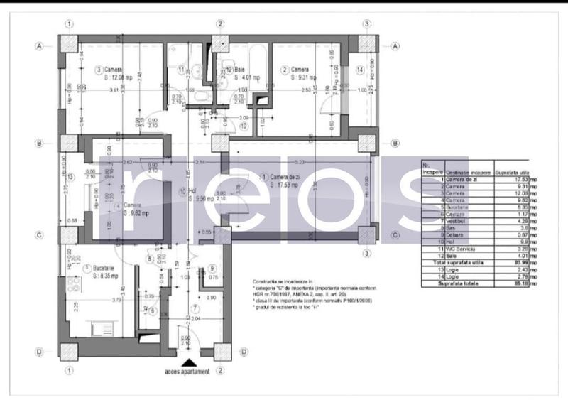 VANZARE 4 CAMERE DECOMANDAT -PARCARE -BULEVARDUL  GHENCEA