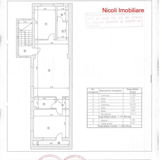 Apartament 3 camere zona Dorobanti