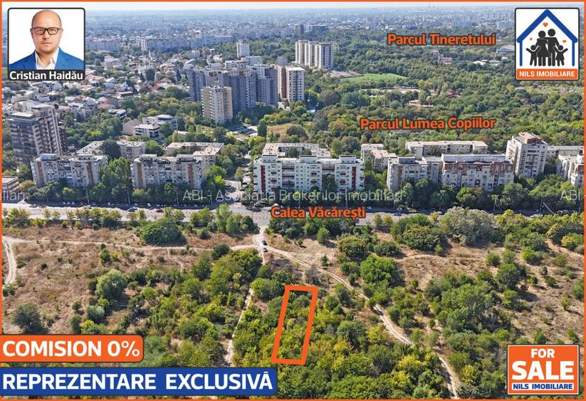 Teren 500mp (12x42) | Calea Vacaresti | POT: 70%-80% | CUT: 4.5 - 2