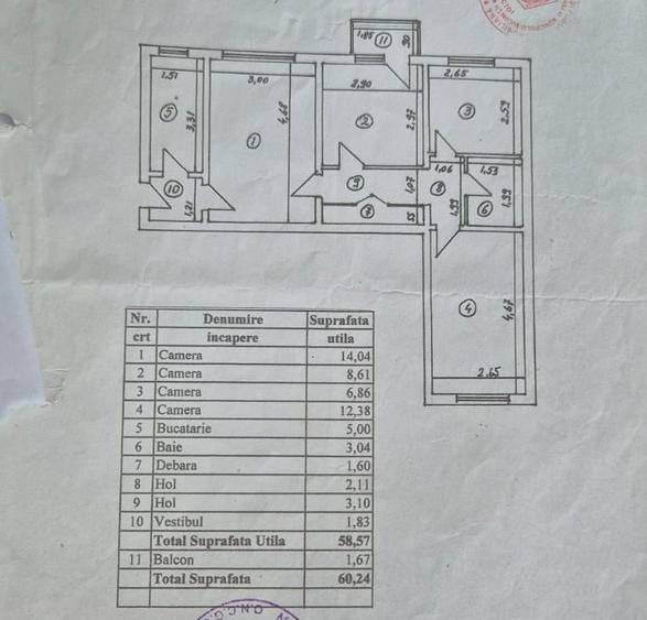 Apartament cu 4 camere Ferentari - Imasului