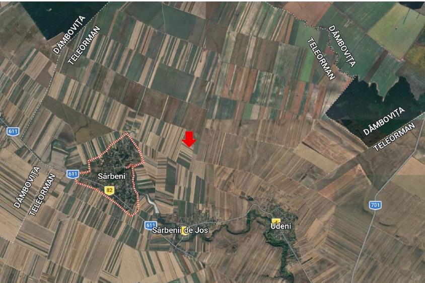 Vanzare teren extravilan Sarbeni jud Teleorman