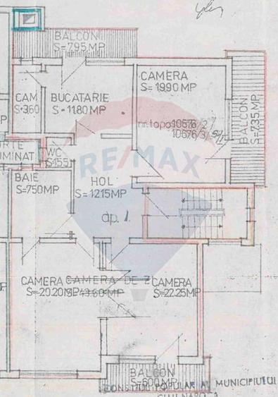 Apartament 3 camere de vanzare in zona Grigorescu, langa Hotel Napoca