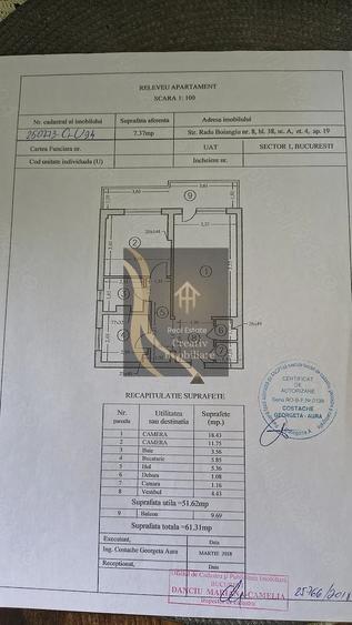 Apartament 2 camere Radu Boiangiu - Ion Mihalache