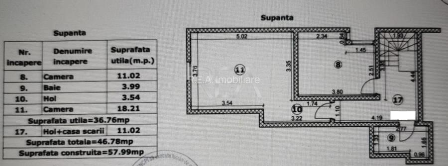 3 camere Obor decomandat, centrală, et. 3, an 2015, metrou, 89 mp - 15
