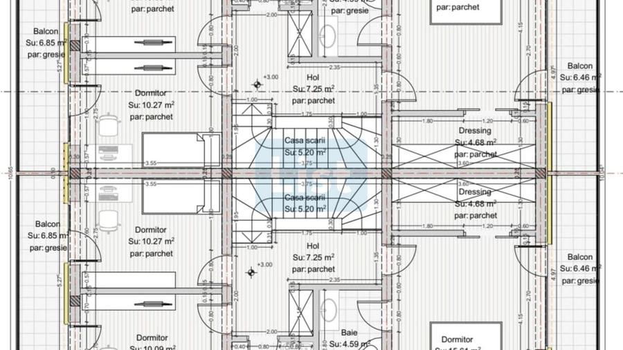 Duplex spatios 4 camere, Tauții-Măgherăuș 0%Comision