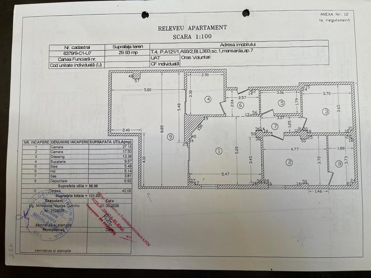 Apartament  cu terasa langa Scoala Americana