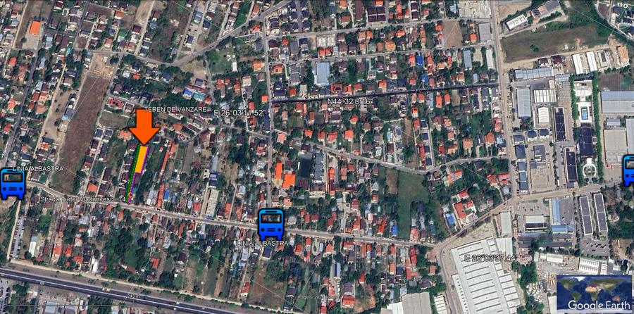 Teren 1082 mp cu utilități. Ideal 2 case / duplex. Linia Albastră – M6 BRUXELLES