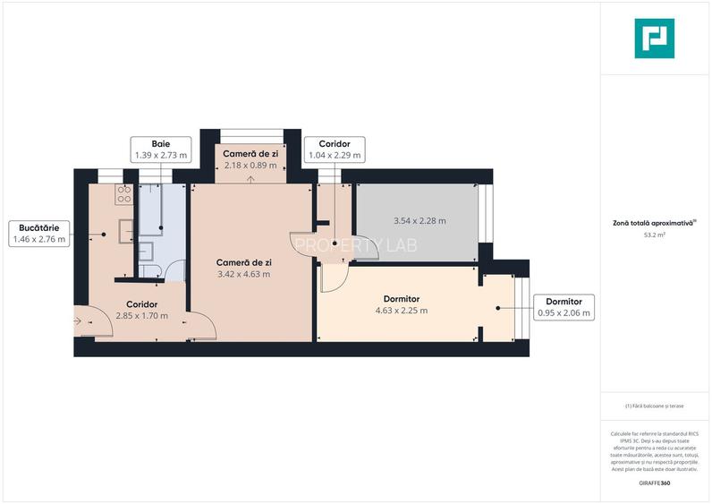 Apartament cu 3 camere,  2 balcoane Calea Șagului - 6