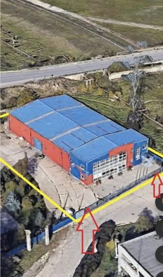 Hala de vanzare, an 2008, zona industriala Bacau