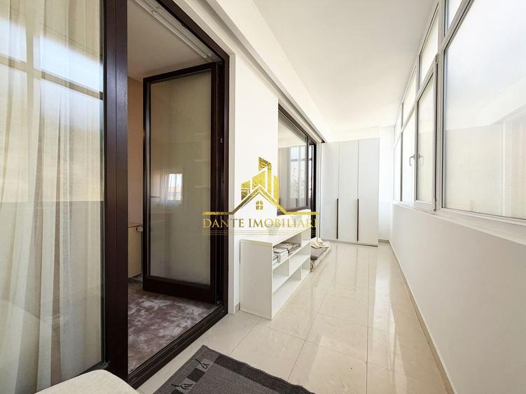 3 camere, ultrafinisat, mobilat lux, terasa, parcare, Andrei Muresanu