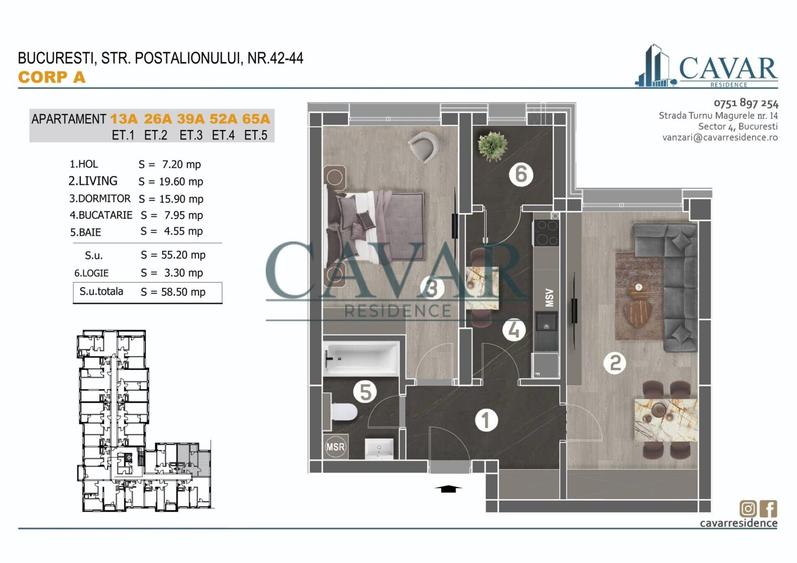 Alege Responsabil. Alege Cavar Residence.