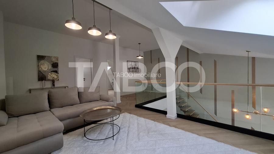 Penthouse lux ultrafinisat dotat si mobilat 2 nivele 131 mp si terasa - 15