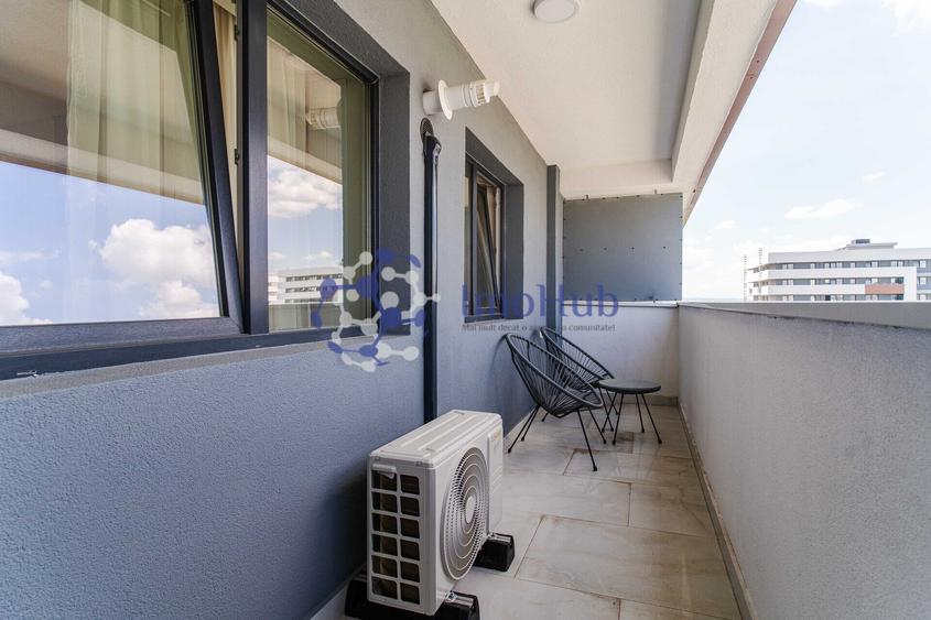 Apartament 2 camere in Copou, mobilat lux, jacuzzi, etaj 8